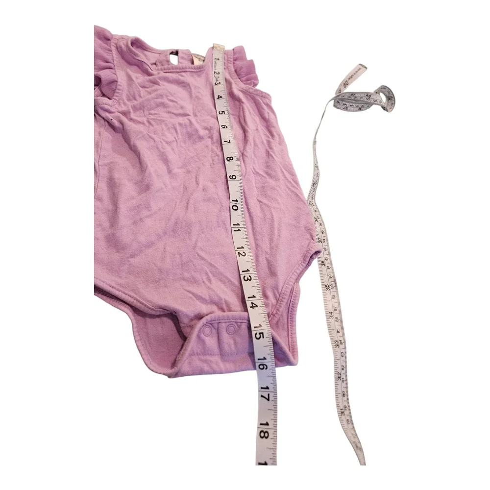 OshKosh Child Size 18M Light Purple Sleeveless Snap Closure Bodysuit